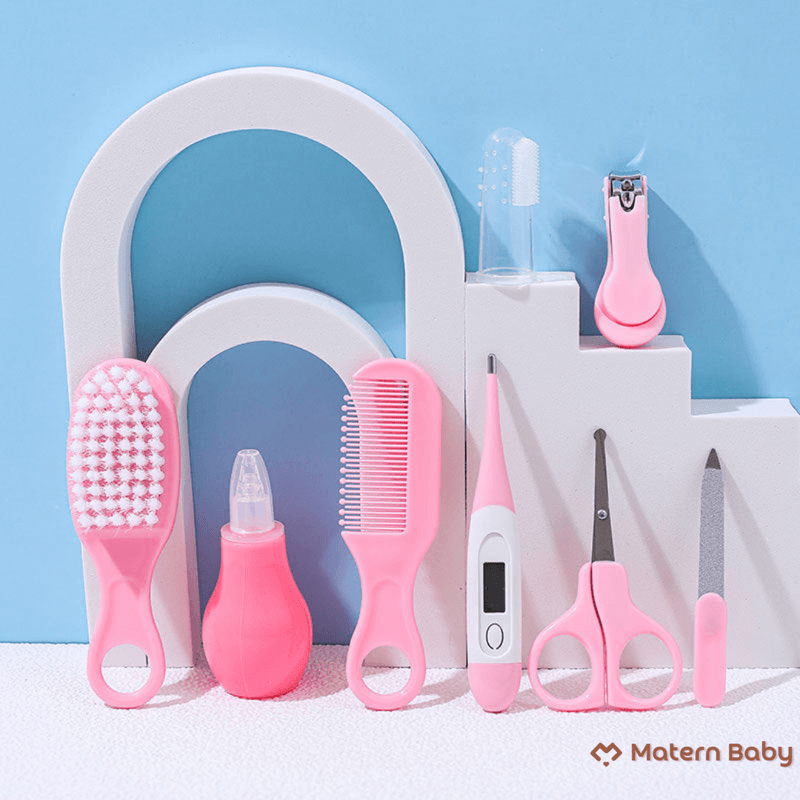 BabyCare Essentials® - Kit de cuidados para recém-nascidos 8 Peças