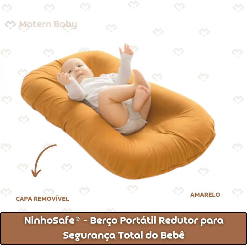 NinhoSafe® - Berço Portátil Redutor para Segurança Total do Bebê