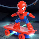 Brinquedo Acrobático Homem-Aranha | Carrinho Automático e Luminoso – SpiderSpin®