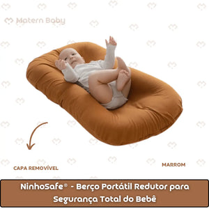 NinhoSafe® - Berço Portátil Redutor para Segurança Total do Bebê