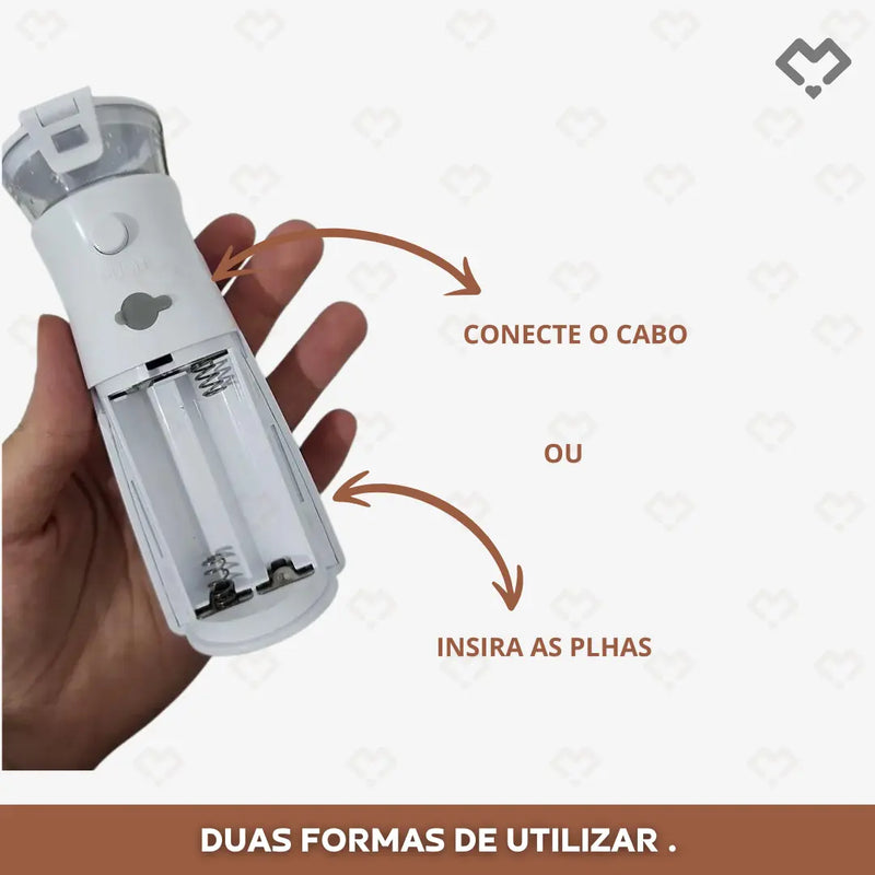 PureFree® - Inalador Nebulizador - Ultra Silencioso, Portátil + Brinde Especial!