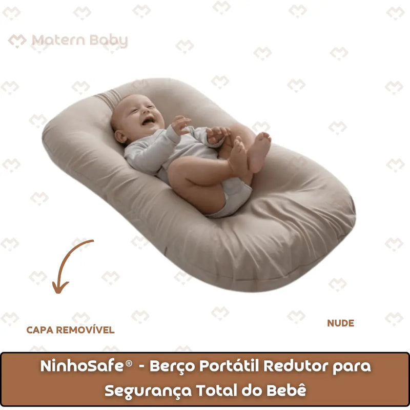 NinhoSafe® - Berço Portátil Redutor para Segurança Total do Bebê