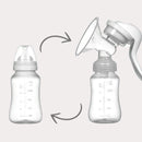Bomba Extratora de Leite Manual | Recipiente que Vira Mamadeira – MamaBomb®