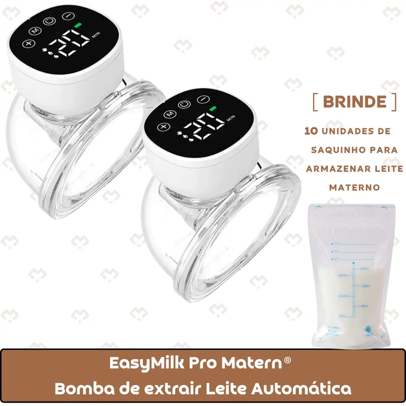 EasyMilk Pro Matern® - Bomba de Leite Automática + Brinde Exclusivo!