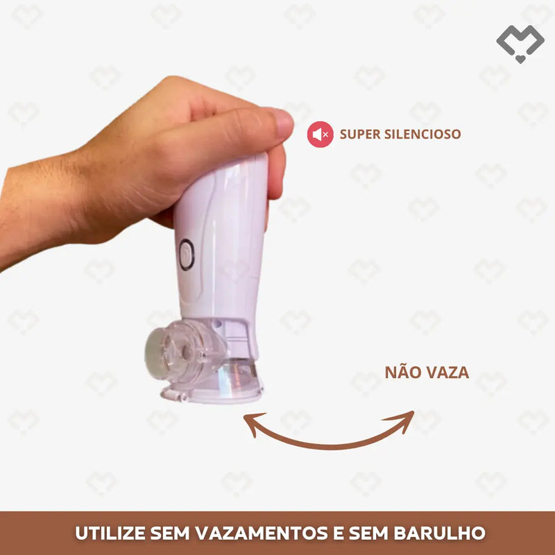 PureFree® - Inalador Nebulizador - Ultra Silencioso, Portátil + Brinde Especial!