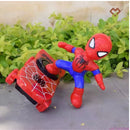 Brinquedo Acrobático Homem-Aranha | Carrinho Automático e Luminoso – SpiderSpin®