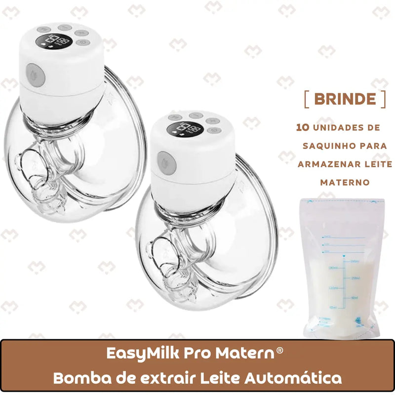 EasyMilk Pro Matern® - Bomba de Leite Automática + Brinde Exclusivo!