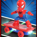 Brinquedo Acrobático Homem-Aranha | Carrinho Automático e Luminoso – SpiderSpin®