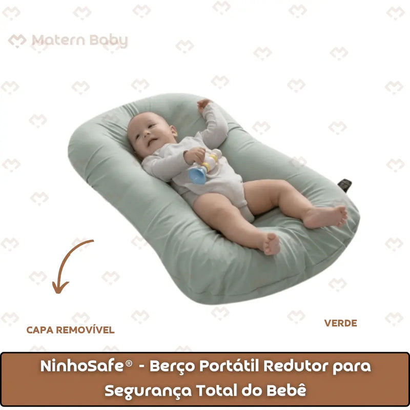 NinhoSafe® - Berço Portátil Redutor para Segurança Total do Bebê