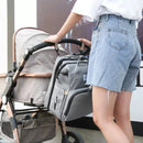 Mochila Maternidade 3 em 1 | Espaçosa, Prática e vira Berço – MamiBag Pro®