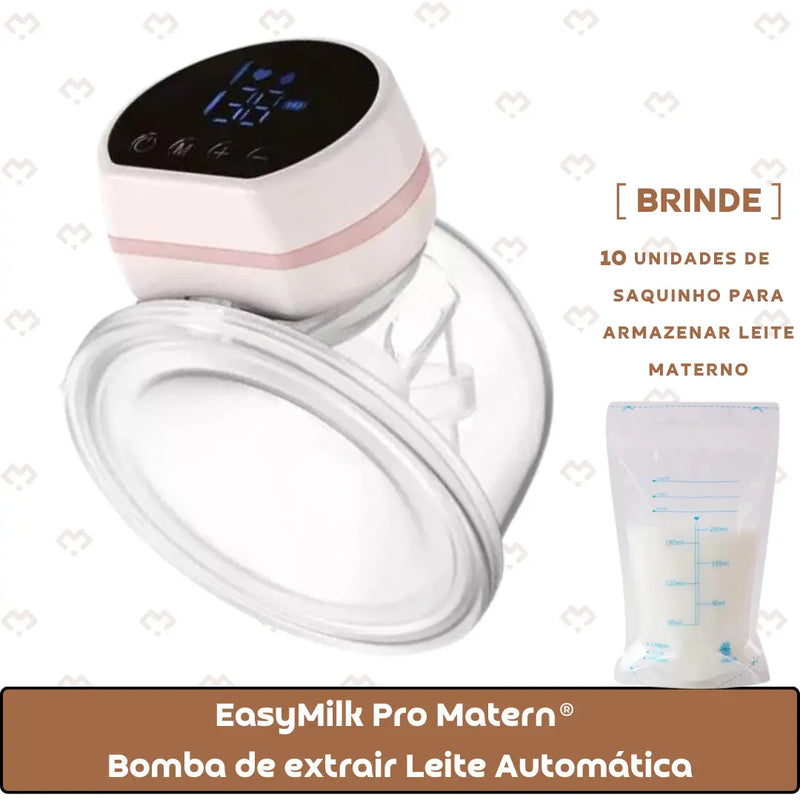 EasyMilk Pro Matern® - Bomba de Leite Automática + Brinde Exclusivo!